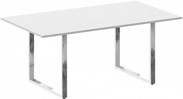 Конференц-стол для переговоров Metal system direct БО.ПРГ-180 Белый в Сыктывкаре
