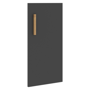 Дверь для шкафа низкая правая FORTA Черный Графит FLD 40-1(R) (396х18х766) в Сыктывкаре