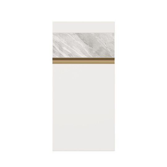 Декоративный щит Айла ЛД 688.060.000, Белый/Статуарио, исполнение 1 в Сыктывкаре - изображение 1