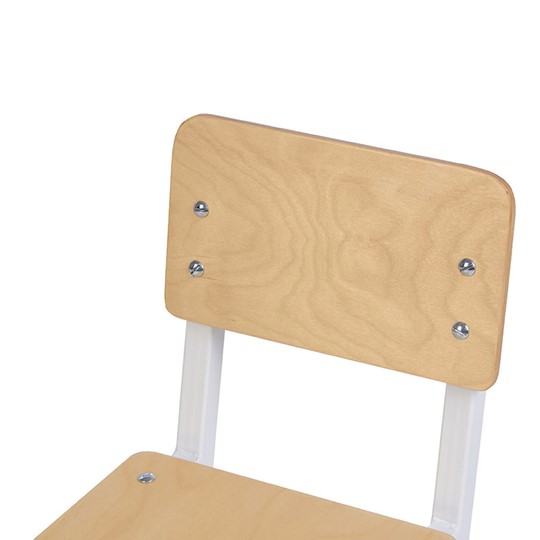 Детский стул POLINI Kids City S Ученик, 2 гр. Белый-дуб пастельный в Сыктывкаре - изображение 4