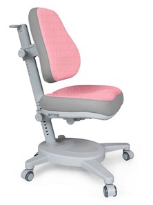 Детское растущее кресло Mealux Onyx (Y-110) G + DPG  - серое + чехол розовый с серыми вставками в Сыктывкаре