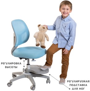 Детское кресло Holto-22 голубое в Сыктывкаре - предосмотр 2