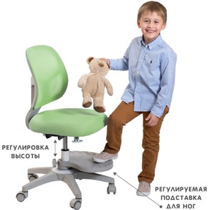 Детское кресло Holto-22 зеленое в Сыктывкаре - предосмотр 2