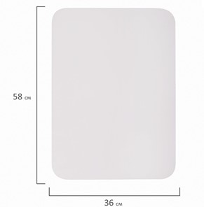 Магнитно-маркерная доска на холодильник BRAUBERG, 58х36 см с маркером, магнитом и салфеткой в Сыктывкаре - предосмотр 8