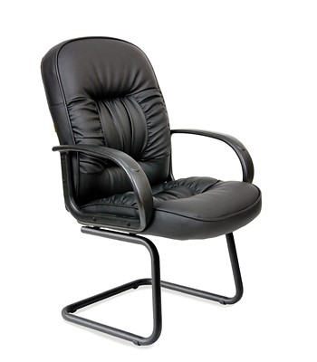 Кресло компьютерное CHAIRMAN 416V экокожа черная в Сыктывкаре - изображение